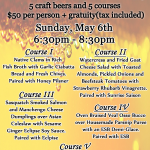 5 Course Beer Dinner this Sunday at Cape Ann Brewing Company – MA (5/6)