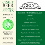 Updated! Craft Beer Education Series Session #10: India Pale Ales