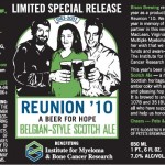 Beer Collaboration – Reunion Beer – Belgian Style Scotch Ale