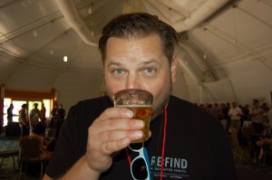 Greg Nagel @ocbeerblog enjoying all the conference has to offer
